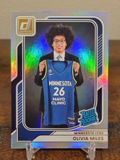 2026 Panini Donruss WNBA Rated Rookie Olivia Miles #87 Holo Silver RC 