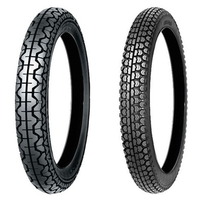 TYRE PAIR MITAS 3.50-16 58S H-06 + 3.50-18 62P H-03
