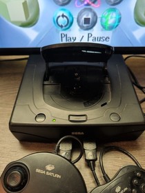 SEGA Saturn Home Console lot With 3 Games, 3D And Standard Controller