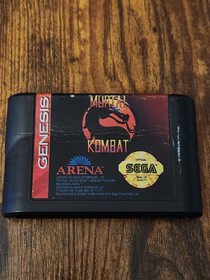 Mortal Kombat 1 & II Sega Genesis 2 Game Lot Bundle Cleaned Read Description 
