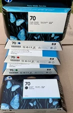 HP Invent 70 multi colors LOT OF 5 INK Cartridges  exp. 2013