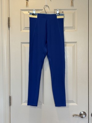 Wilo Women s Active Leggings Size Small 25  Inseam Blue Yellow