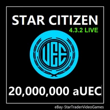 STAR CITIZEN - 20,000,000 aUEC (Alpha UEC) for 4.3.2 LIVE