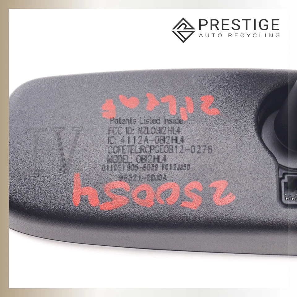 Espejo retrovisor interior Nissan Leaf 2013-2023 96321-9DJ0A OEM Foto 4 de 4