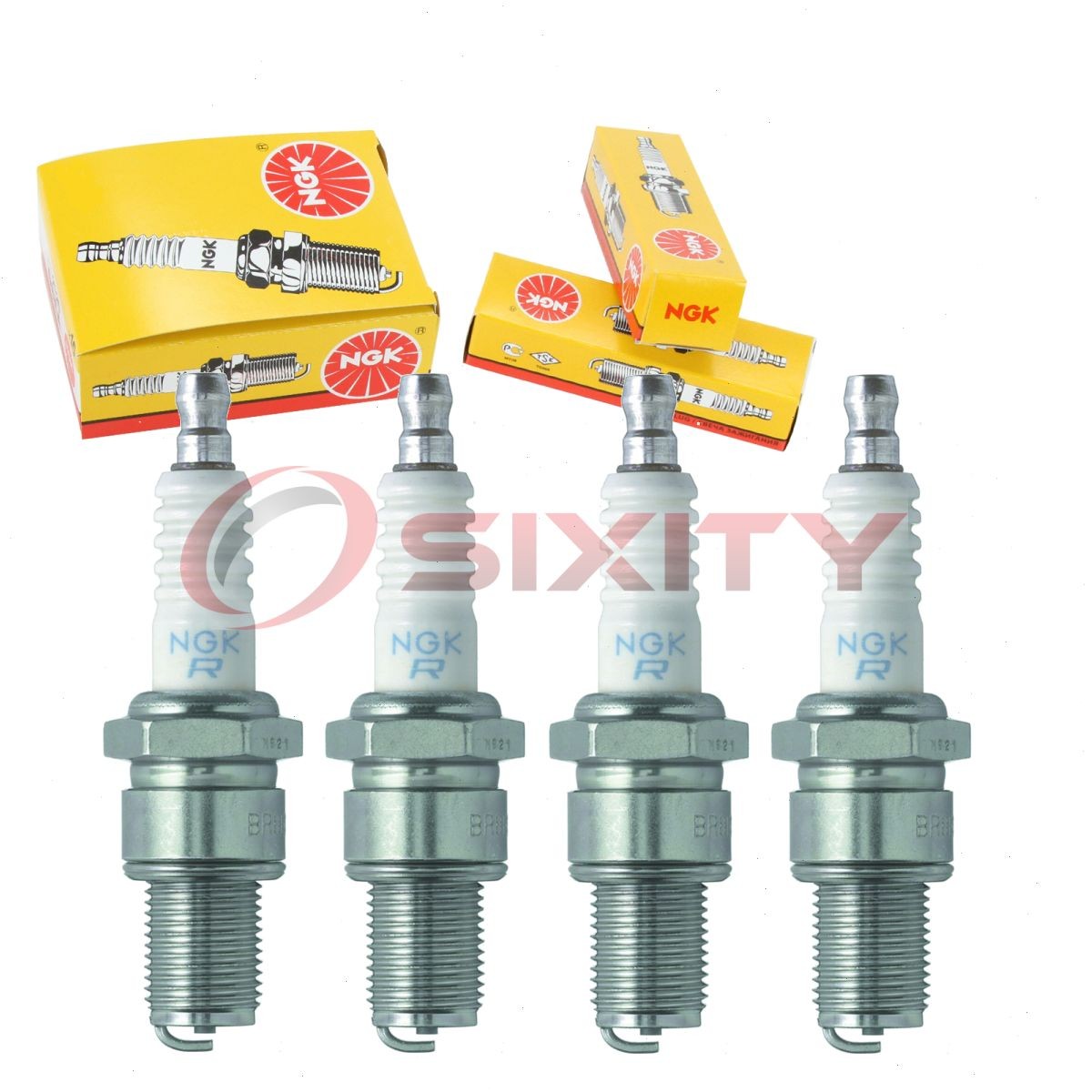 4 pc NGK 95205 BR6ES BLYB Standard Spark Plugs for WR7CPX WR7CP WR7CCX WR7CC zy