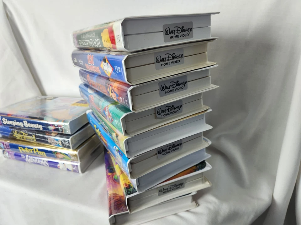 CLASSIC Vintage DISNEY Masterpiece VHS Lot of 13 - 4 NEW - Cool Selection BUP - Image 4 of 4