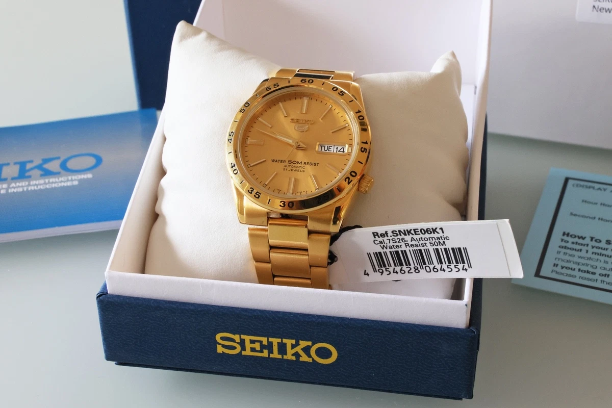 Seiko 5 Gold Band Wristwatches for sale | eBay