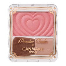 CANMAKE Powder Cheek (Pearl Type) P01 Powerful Pink from japan