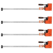 JORGENSEN 36-inch Bar Clamps 4-pack 90 Cabinet Master Parallel Jaw Bar Clamp Set