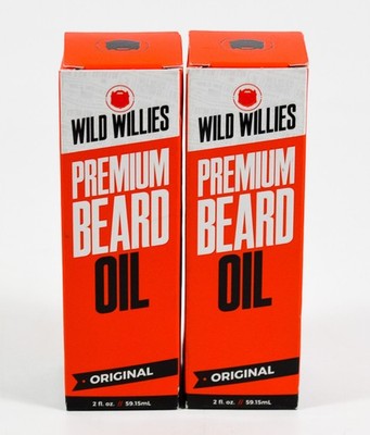 2 Wild Willies Premium BEARD OIL 2oz spray Nourish & Protect ORIGINAL formula