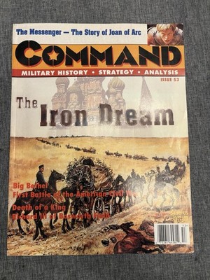 The Iron Dream Game Wargame w/ Map and all Components Command Issue 53 1999 XTR
