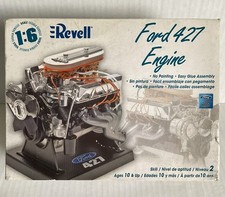 Revell Ford 427 Engine Model Kit 16 Scale Plastic Painted 85-1443 2007 New Nos Revell Ford 427 Engine Model Kit 16 Scale Plastic Painted 85-1443 2007 New Nos