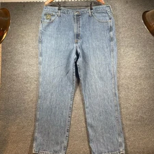 Cinch Green Label Relaxed Fit Jeans Men's 40X32 Blue Denim Tapered Fit Western