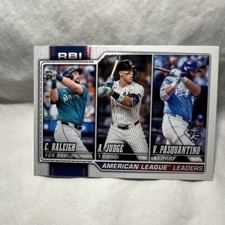 Topps 2026 Series 1 League Leaders #211 Raleigh Judge Pasquantino