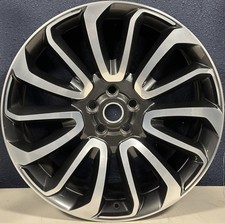 RANGE ROVER 17 22x9-1/2 7 DOUBLE SPOKE MACHINED GRAY 72250