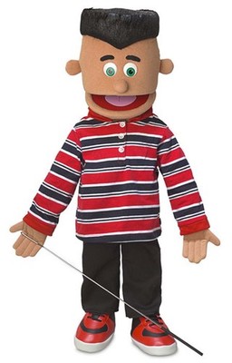 25 Jose, Hispanic Boy, Full Body, Ventriloquist Style Puppet