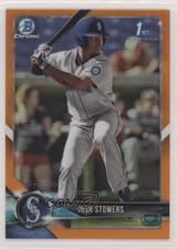 2018 Bowman Draft Chrome Orange Refractor 24/25 Josh Stowers #BDC-190 s3g