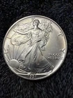 1991 American Silver Eagle - 1 oz .999 Fine Silver - BU Condition Light Toning