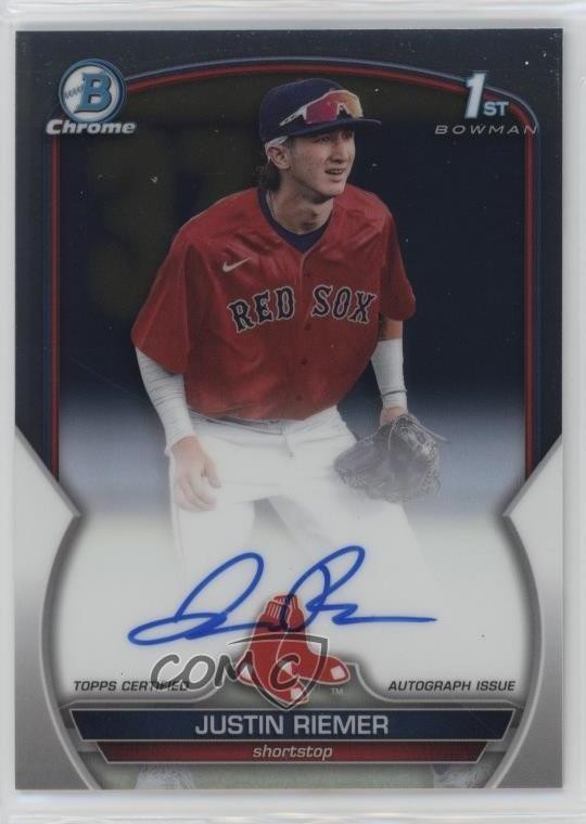 2023 Bowman Draft Chrome Prospect Auto Justin Riemer #CDA-JRI Auto 1i72