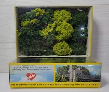 Heki #302 Lot(2)Assorted Trees 2"-3.5" Tall Pines & Deciduous Forest (80 Pieces)