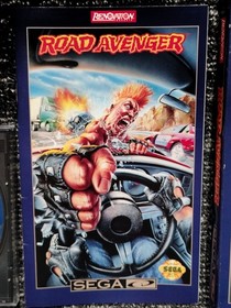 Road Avenger (Sega CD, 1992) CIB Complete Box Manual and MINT Disc