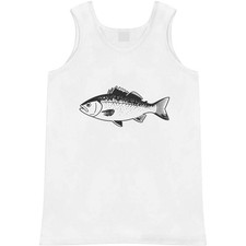'Bass Fish' Adult Vest / Tank Top AV059901