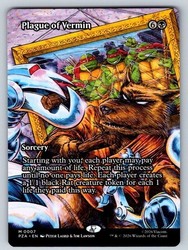 Plague of Vermin (Borderless) #7 Teenage Mutant Ninja Turtles Mythic Rare