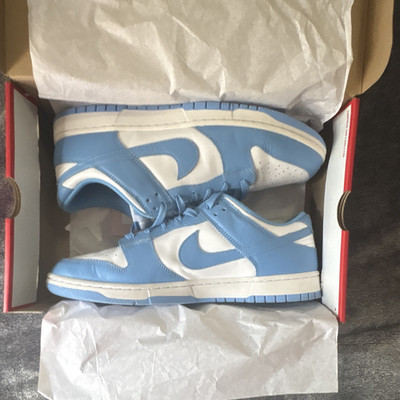 Nike Dunk Low Retro University Blue/White Leather Low Top Sneaker DD1391-102