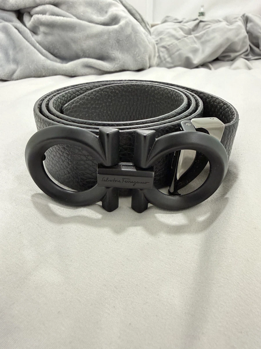Salvatore Ferragamo Leather Black Belts for Men for sale | eBay