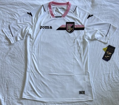 Joma US Citta Di Palermo Away White/Pink Soccer Jersey Drymx Men s Sz: Small