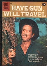 Have Gun, Will Travel 9 1961-Dell-Richard Boone photo cover-Angelo Geolitti