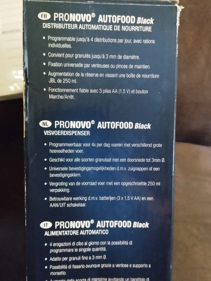 JBL PRONOVO AUTOFOOD BLACK - Futterautomat für die automatische Fütterung - Bild 2 von 4