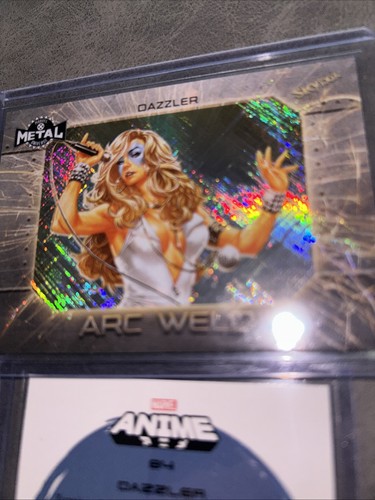 Marvel Cards X-men Metal Arc Weld DAZZLER Bonus Vintage Marvel Cards Rare Minty - Picture 24 of 24