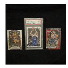 Topps NBA 3 Card Lot Kobe Bryant Cooper Flagg #201 PSA 8 Jalen Brunson