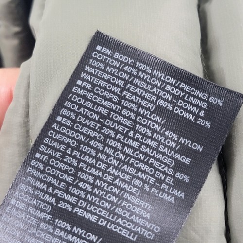 Burton Olive Evergreen Down Filled Quilted Insulator Hooded Puffer Jacket Small - 第 5/8 張圖片