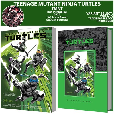 Teenage Mutant Ninja Turtles (2024) TP & HC VOL 1 IDW Publishing COVER SELECT