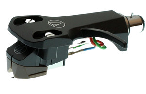 Audio-Technica AT-VM95SH/H Headshell mit Shibata Stylus - Schwarz/Braun