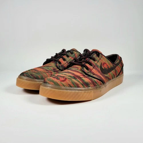 Mens 8 Nike Stefan Janoski SB Camo Gum Sole Sneakers Skate 705190-900 CLEAN