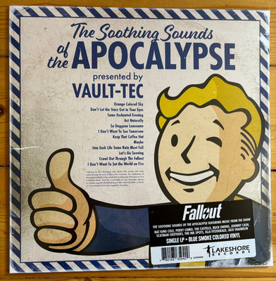 Fallout The Soothing Sounds Of The Apocalypse Blue Smoke Coloured Vinyl LP Neu