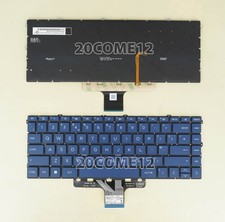 New for HP 240 G10 245 G10 246 G10 240R G10 246R G10 Keyboard Backlit UK Blue