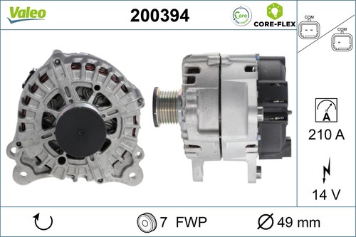 ALTERNATOR 200394 FOR RENAULT SCÉNIC/GRAND/III LAGUNA/Grandtour ESPACE/IV 2.0L - Picture 2 of 10
