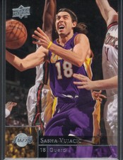 2009-10 Upper Deck Sasha Vujacic #85 Los Angeles Lakers