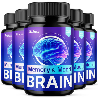 (5 Pack) Memory and Mood Brain, Double Clean Neuropatia Formula (300 Capsules)