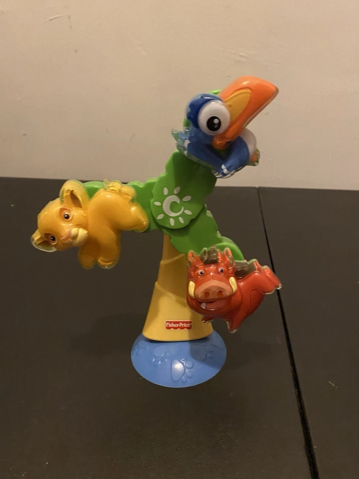 Ventosa Fisher Price Rei Leão bebê toque e rotação brinquedo - Imagem 2 de 4