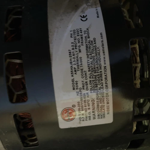 US Motors Blower Motor K55HXJBH-2567 VOLT 208-230 8105-029 NEW