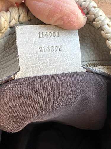 Vintage Gucci Large HorseBite Beige Monogram Canvas Leather Hobo - Picture 6 of 24