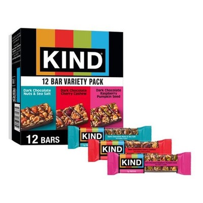 Healthy Snacks Bars Variety Pack, Gluten Free, High Fiber Snacks, Dark Chocol...