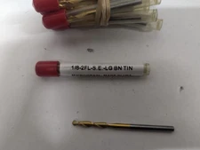 Monster Tool 1/8in  2FL Ball Nose 3/4in Length of Cut -- Solid Carbide TIN