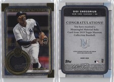 2019 Museum Collection Meaningful Material Relics Gold /25 Didi Gregorius Patch