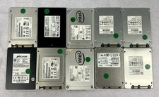 Lot of 10 256GB 2.5" SSD Micron Samsung Intel SK Hynix  🔥 TESTED with WARRANTY